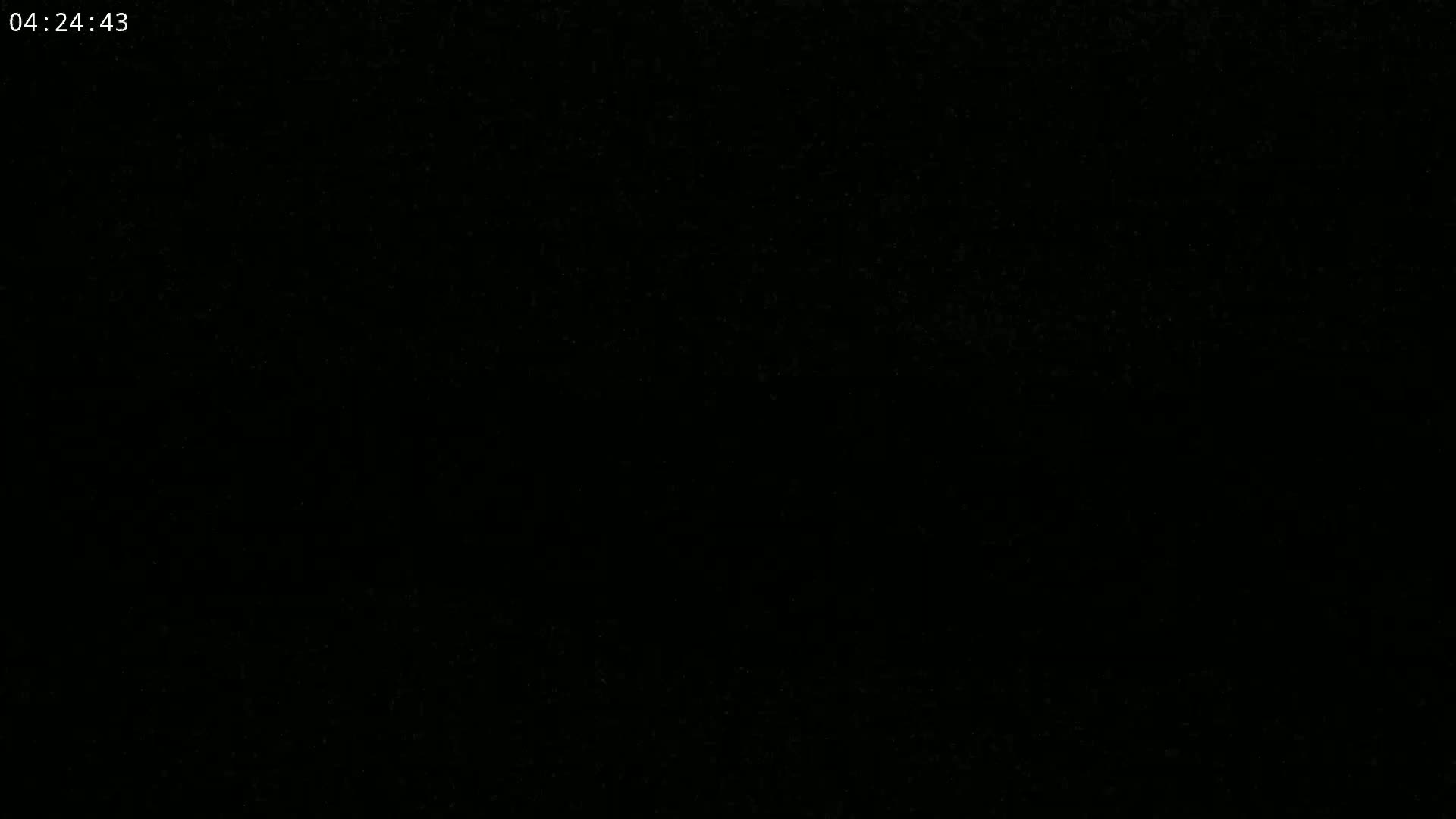 The image is completely black.