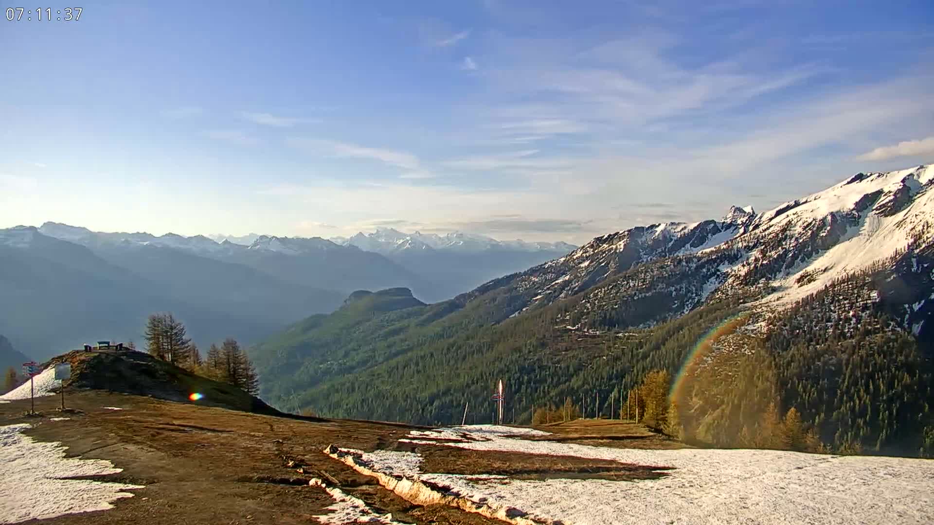 Puy-Saint-Vincent 2400 Ski Slopes & Alps Panoramic Live Cam - Briancon, Hautes-Alpes, Provence-Alpes-Cote d’Azur, France