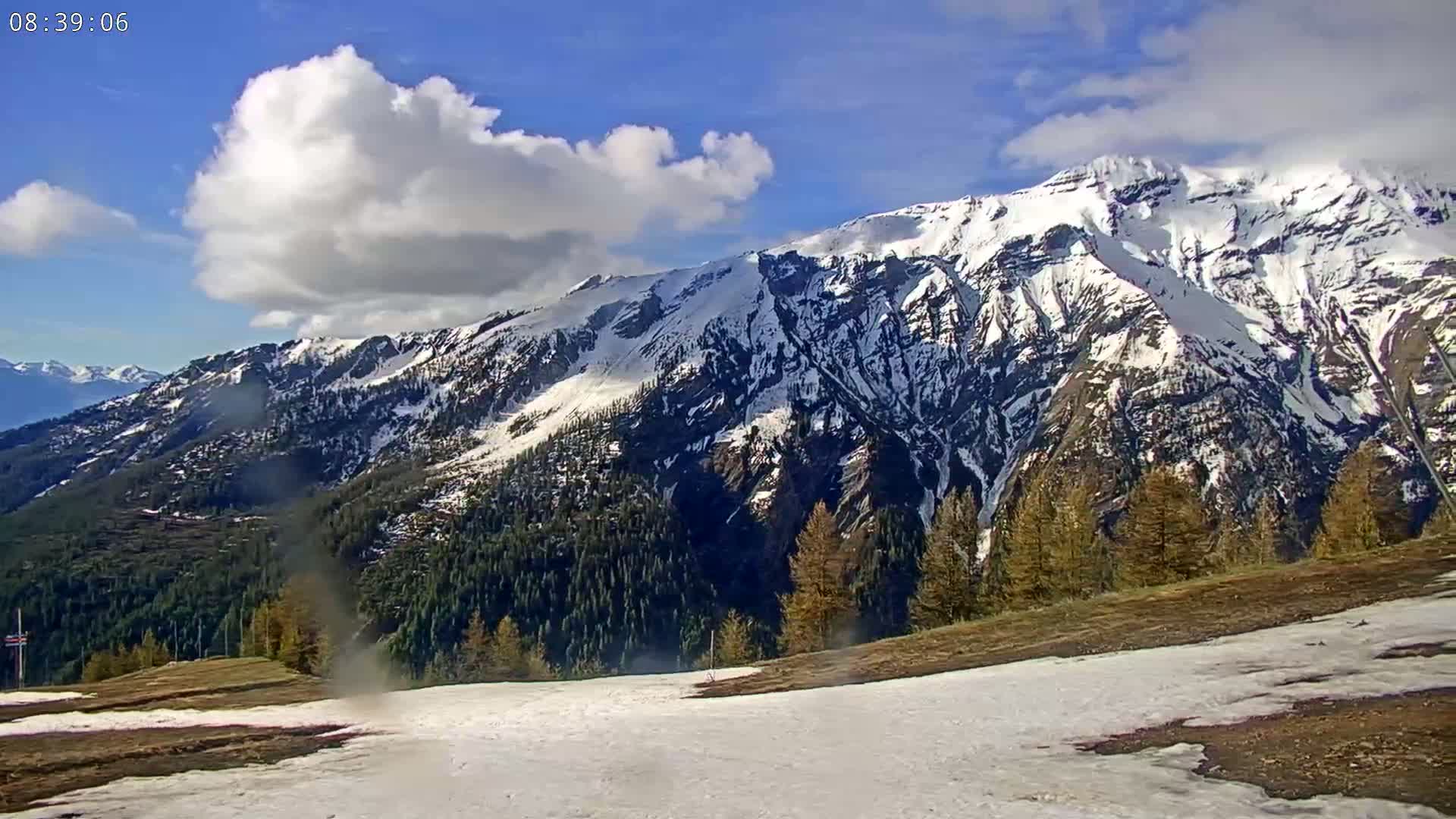 Puy-Saint-Vincent 2400 Ski Slopes & Alps Panoramic Live Cam - Briancon, Hautes-Alpes, Provence-Alpes-Cote d’Azur, France