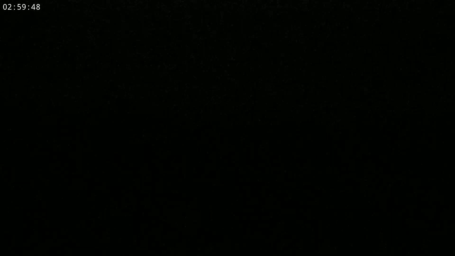 The image is completely black.