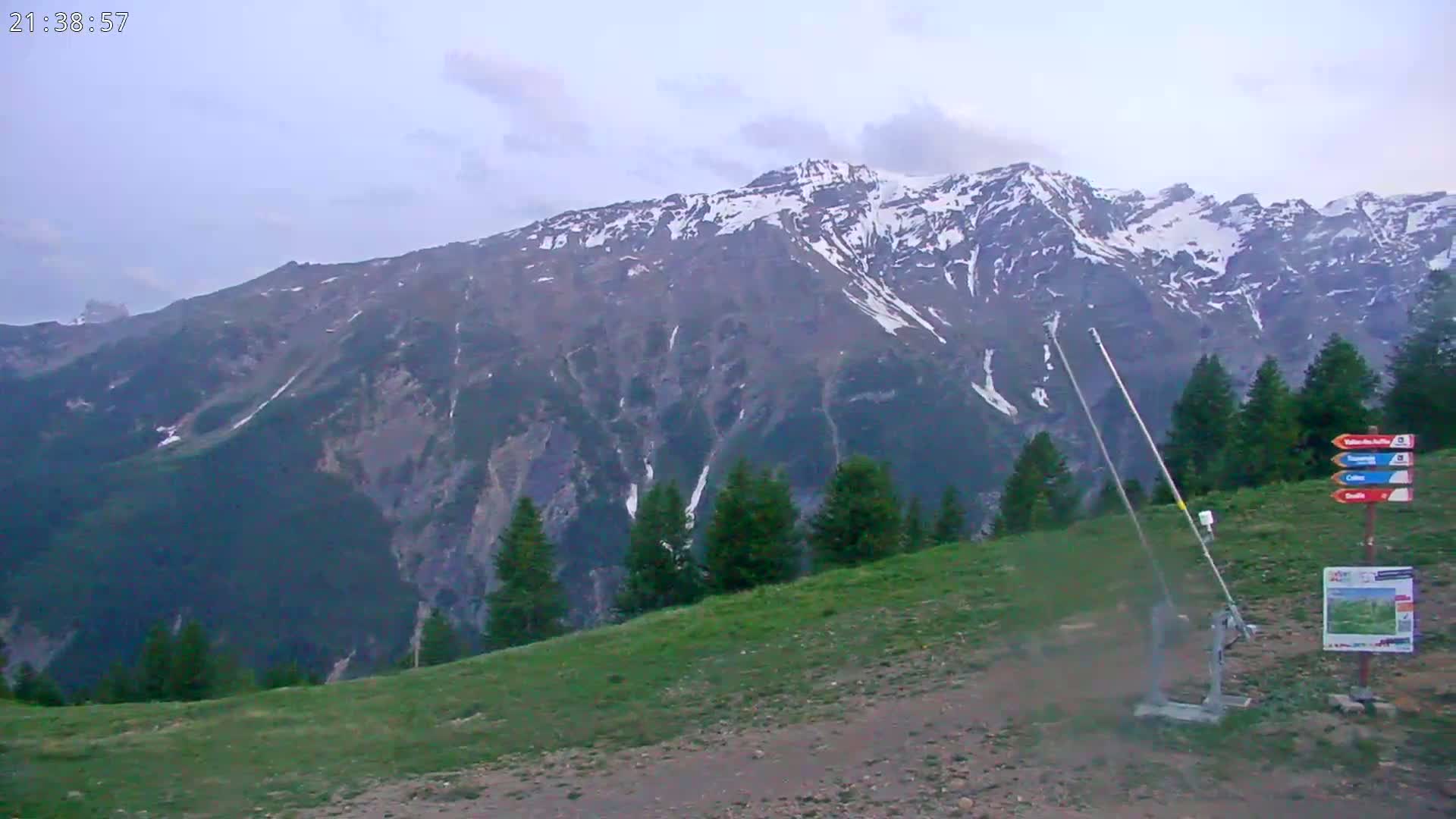 Puy-Saint-Vincent 2400 Ski Slopes & Alps Panoramic Live Cam - Briancon, Hautes-Alpes, Provence-Alpes-Cote d’Azur, France
