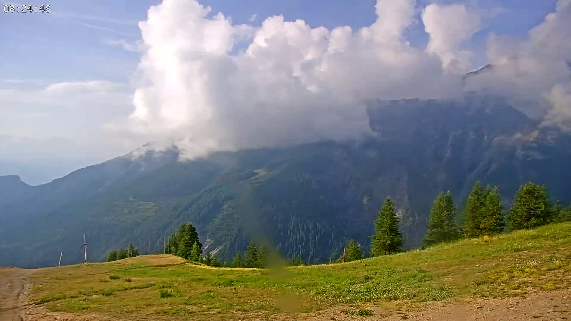 Puy-Saint-Vincent 2400 Ski Slopes & Alps Panoramic Live Cam - Briancon, Hautes-Alpes, Provence-Alpes-Cote d’Azur, France