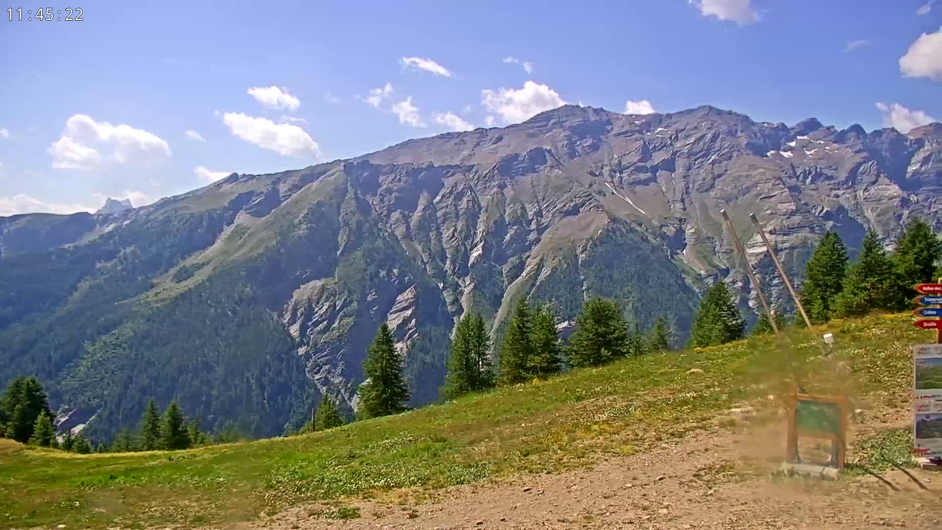 Puy-Saint-Vincent 2400 Ski Slopes & Alps Panoramic Live Cam - Briancon, Hautes-Alpes, Provence-Alpes-Cote d’Azur, France