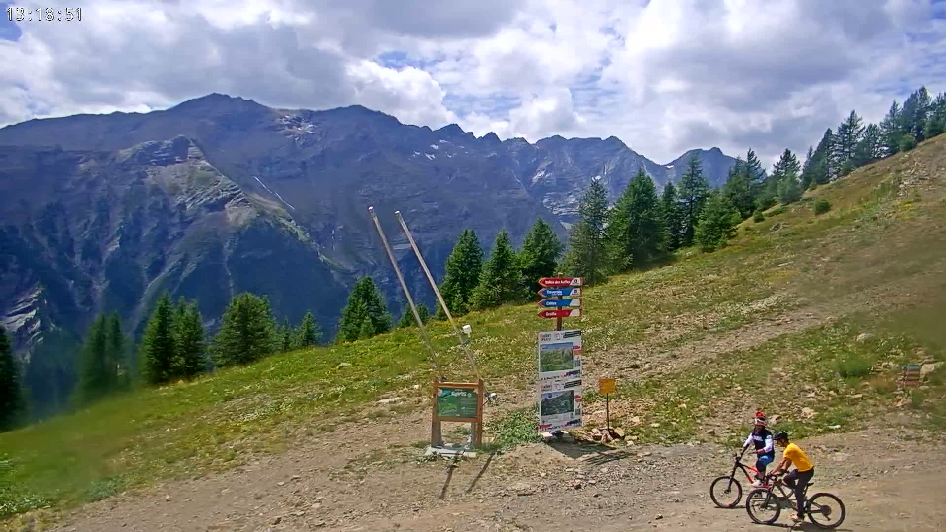 Puy-Saint-Vincent 2400 Ski Slopes & Alps Panoramic Live Cam - Briancon, Hautes-Alpes, Provence-Alpes-Cote d’Azur, France