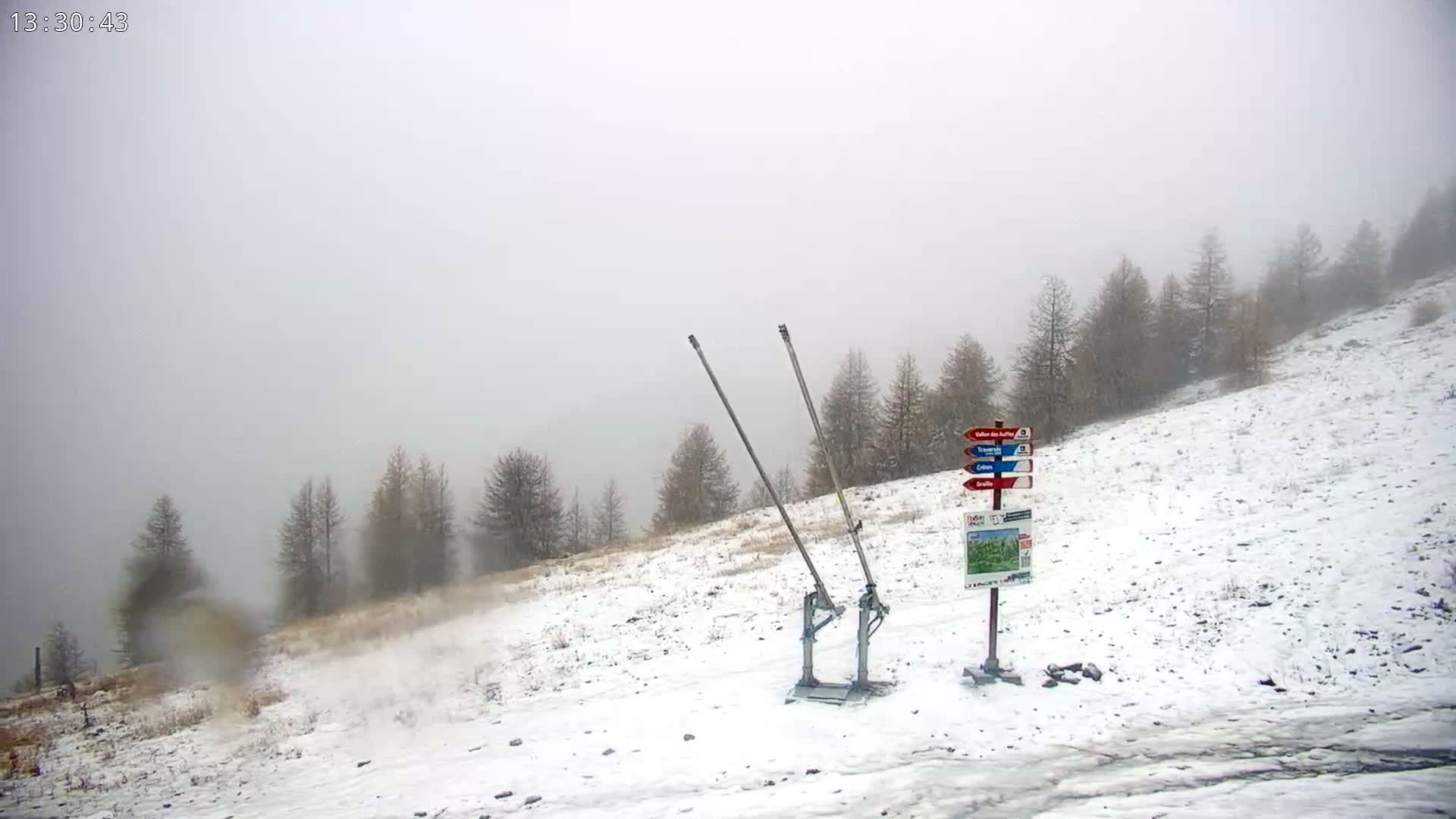 Puy-Saint-Vincent 2400 Ski Slopes & Alps Panoramic Live Cam - Briancon, Hautes-Alpes, Provence-Alpes-Cote d’Azur, France