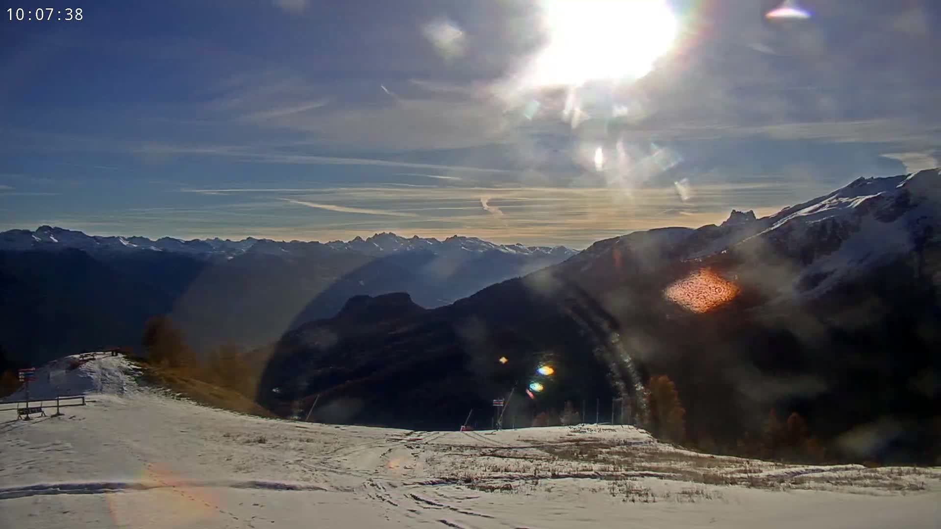 Puy-Saint-Vincent 2400 Ski Slopes & Alps Panoramic Live Cam - Briancon, Hautes-Alpes, Provence-Alpes-Cote d’Azur, France