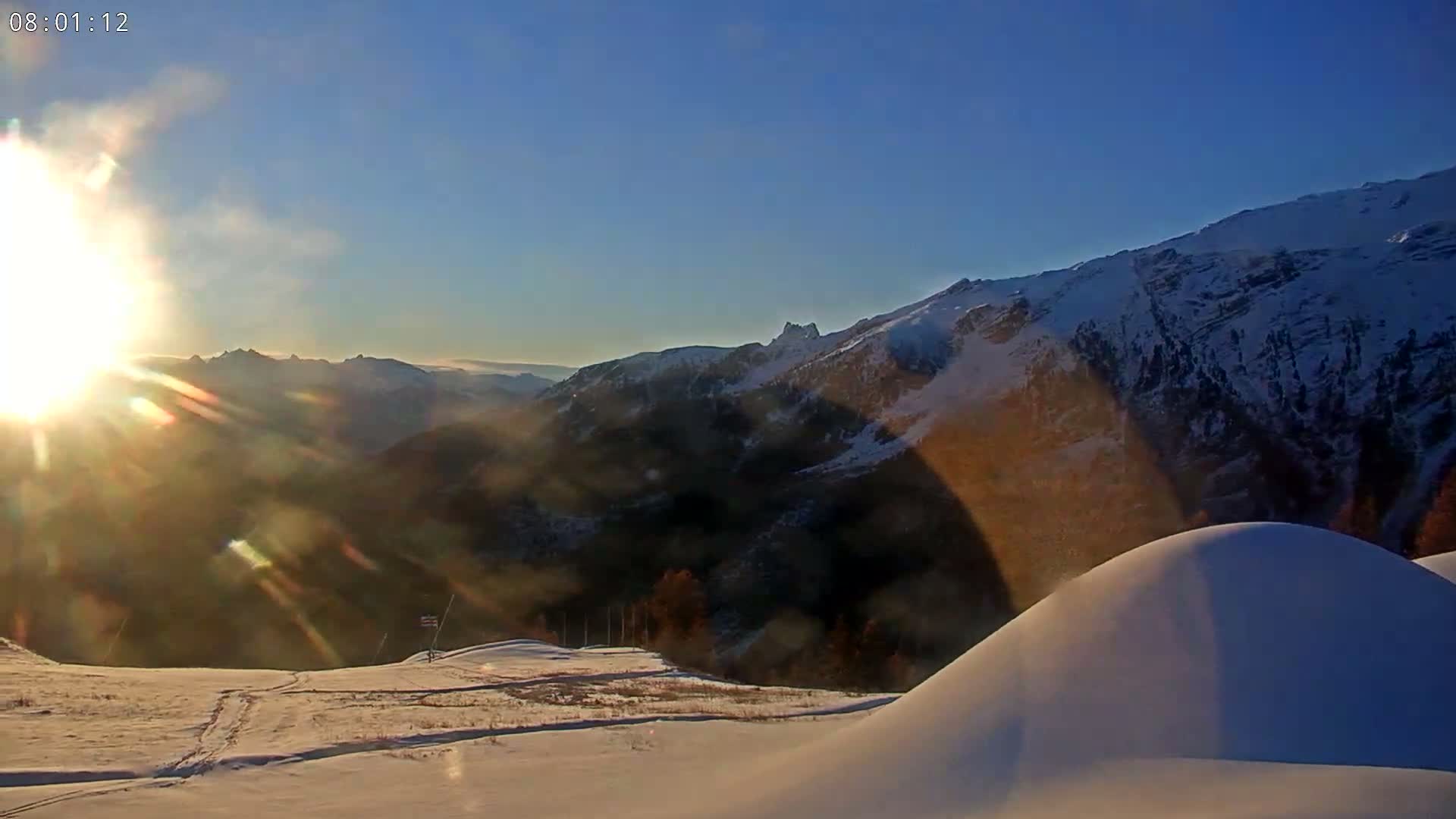 Puy-Saint-Vincent 2400 Ski Slopes & Alps Panoramic Live Cam - Briancon, Hautes-Alpes, Provence-Alpes-Cote d’Azur, France