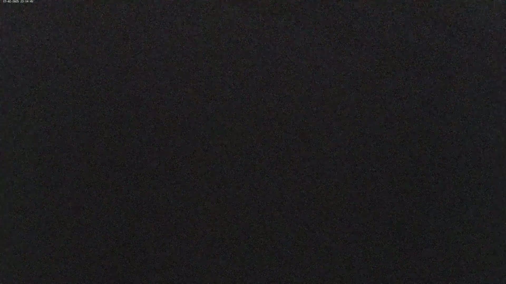 The image shows a completely black, grainy surface.