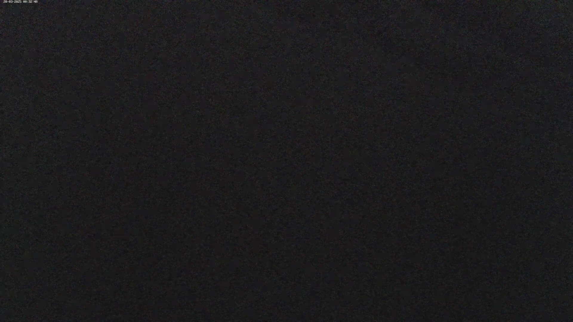 The image shows a completely dark, grainy surface.