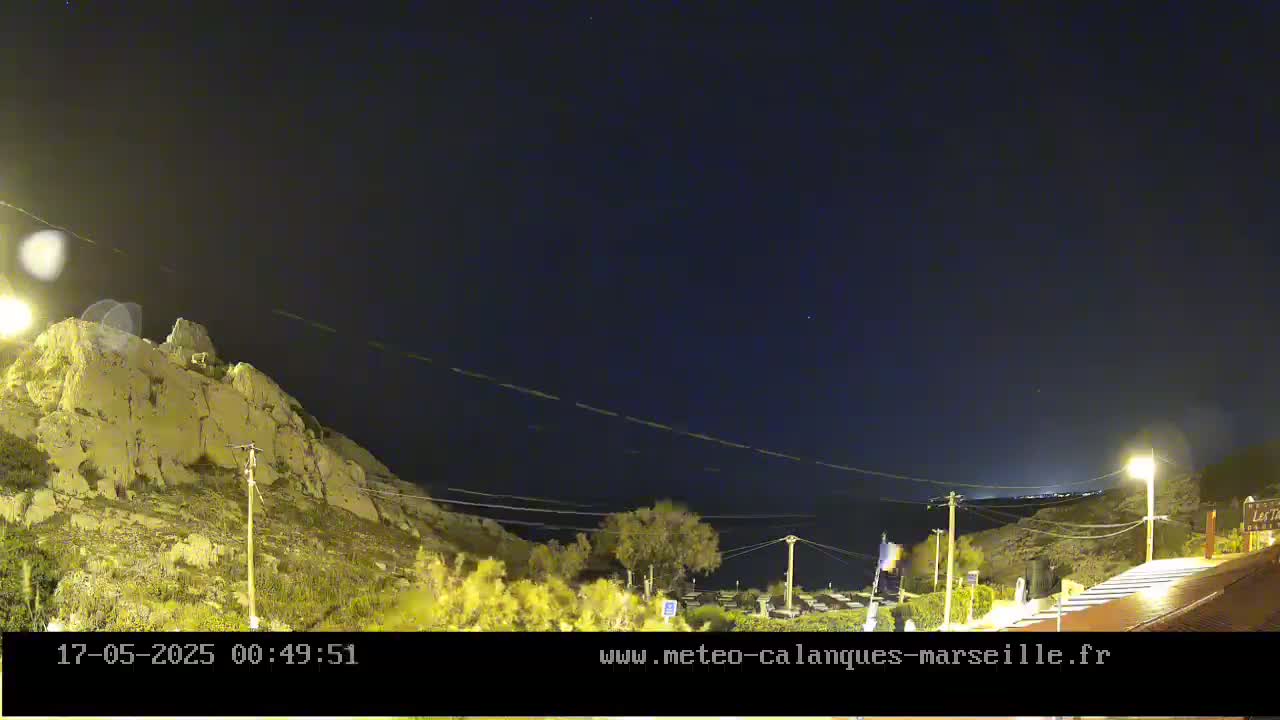 Marseille,  Calanque Samena Mediterrenian Live Cam - Marseille, Bouches-du-Rhone, Provence-Alpes-Cote d’Azur, France
