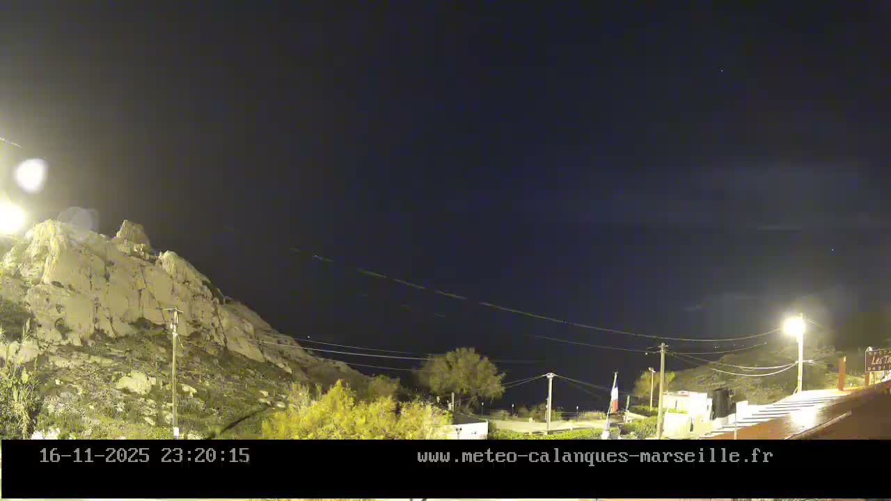 Marseille,  Calanque Samena Mediterrenian Live Cam - Samena, Montredon, Marseille, Bouches-du-Rhone, Provence-Alpes-Cote d’Azur, France