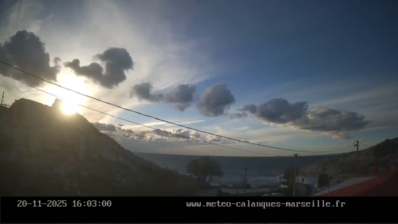 Marseille,  Calanque Samena Mediterrenian Live Cam - Samena, Montredon, Marseille, Bouches-du-Rhone, Provence-Alpes-Cote d’Azur, France