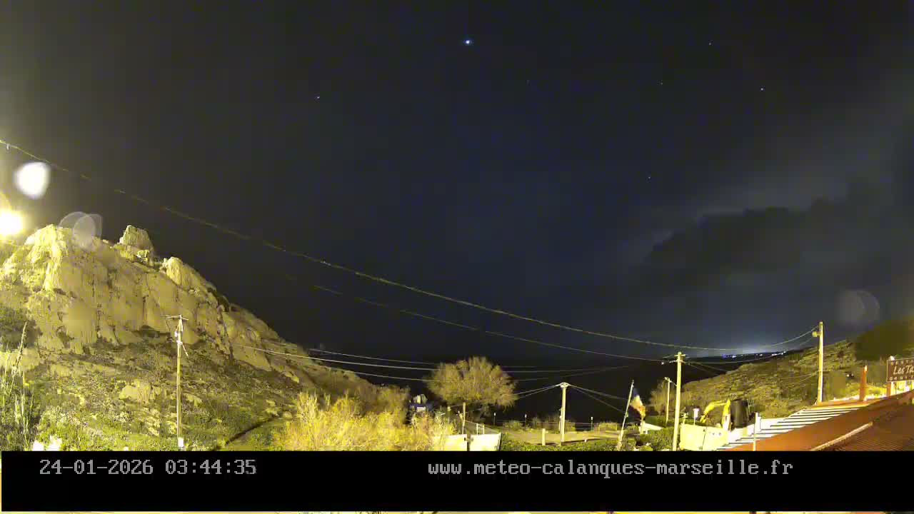 Marseille,  Calanque Samena Mediterrenian Live Cam - Samena, Montredon, Marseille, Bouches-du-Rhone, Provence-Alpes-Cote d’Azur, France