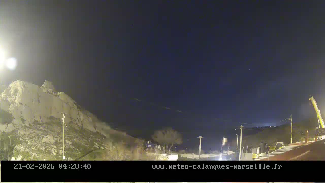 Marseille,  Calanque Samena Mediterrenian Live Cam - Samena, Montredon, Marseille, Bouches-du-Rhone, Provence-Alpes-Cote d’Azur, France