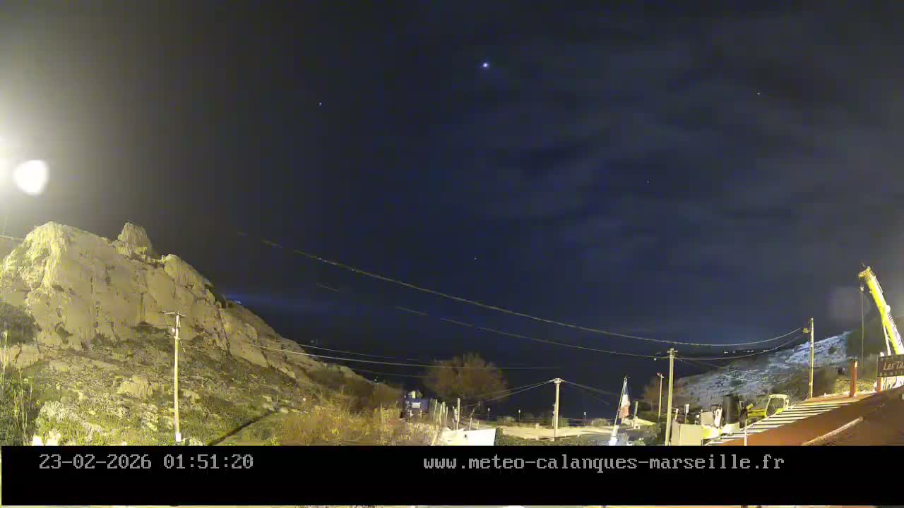 Marseille,  Calanque Samena Mediterrenian Live Cam - Samena, Montredon, Marseille, Bouches-du-Rhone, Provence-Alpes-Cote d’Azur, France