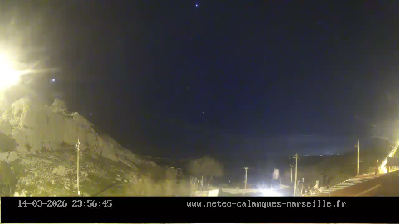 Marseille,  Calanque Samena Mediterrenian Live Cam - Samena, Montredon, Marseille, Bouches-du-Rhone, Provence-Alpes-Cote d’Azur, France