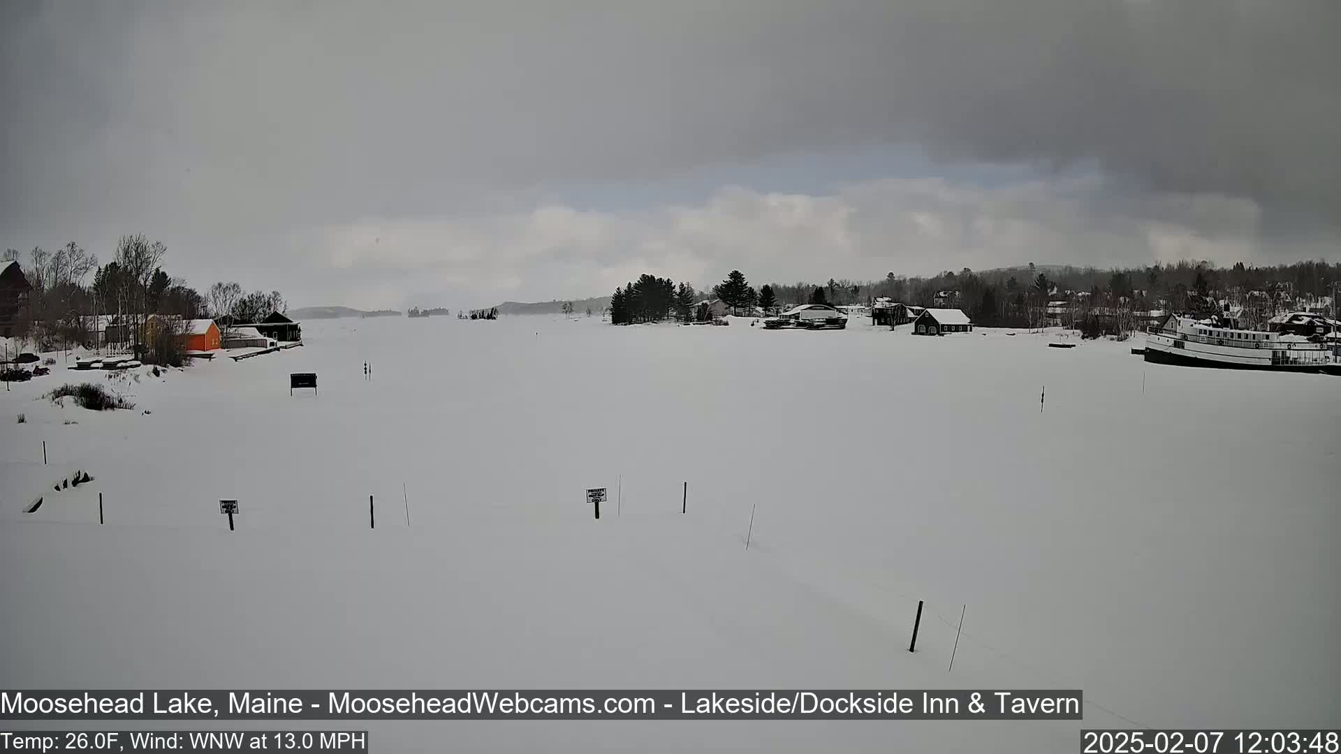 Moosehead Lake Live Cam - Maine, USA