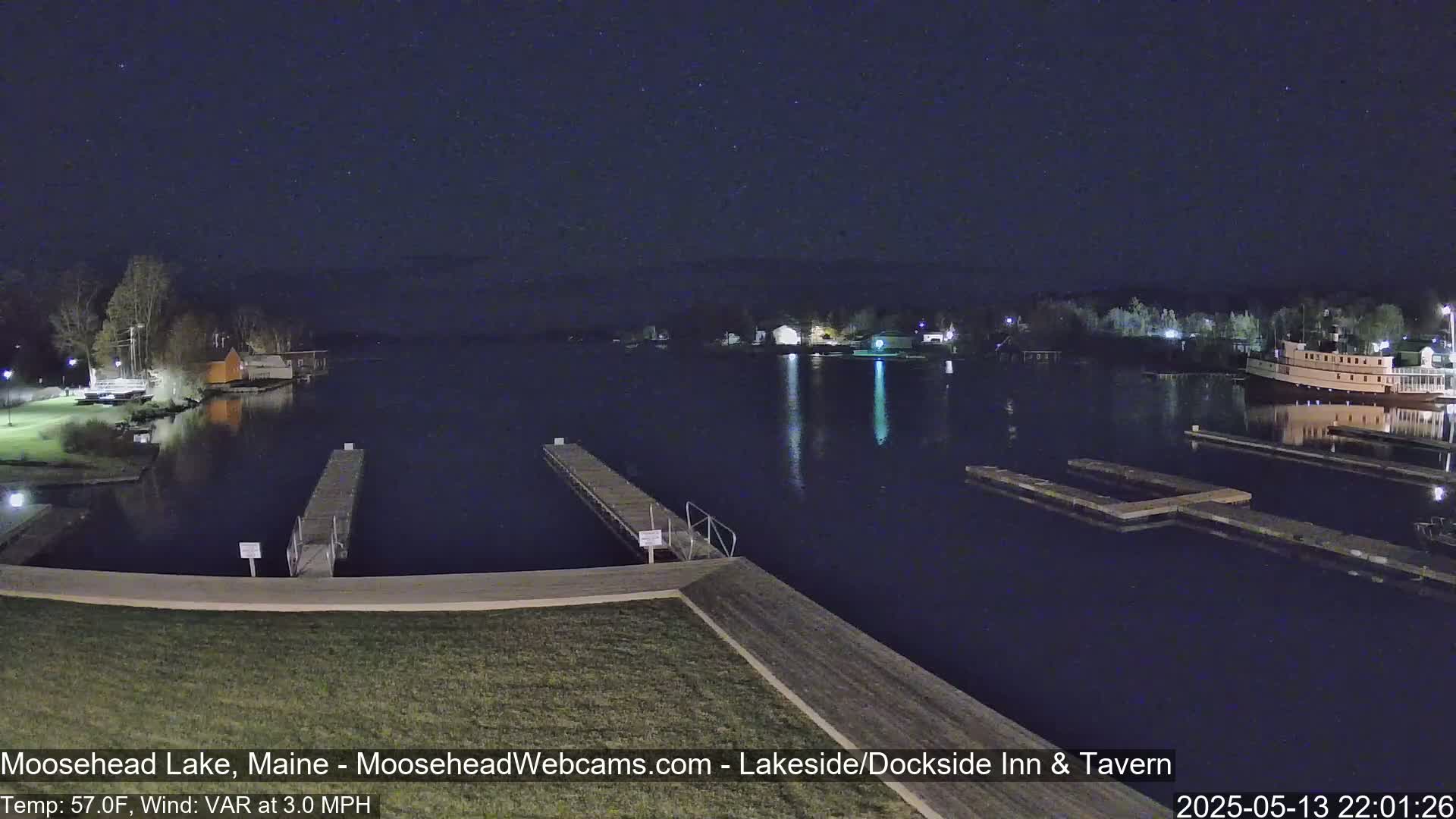 Moosehead Lake Live Cam - Maine, USA