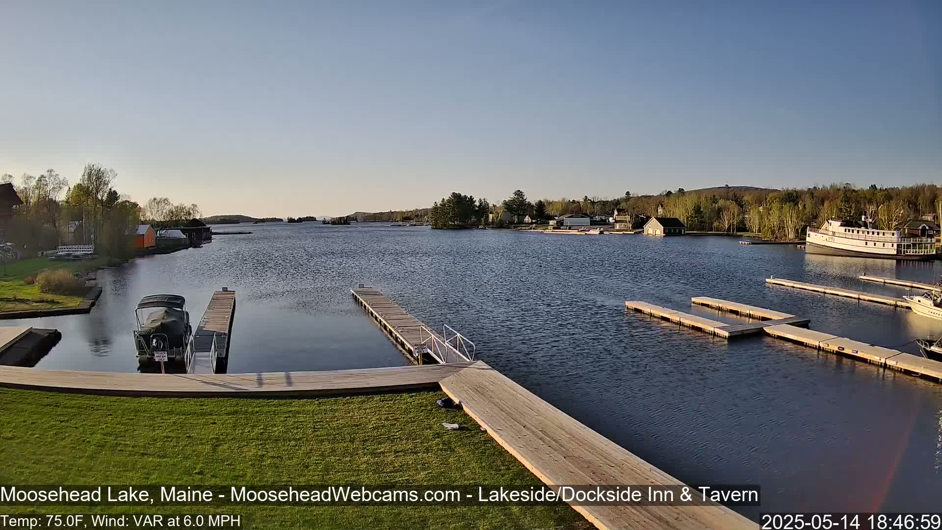 Moosehead Lake Live Cam - Maine, USA