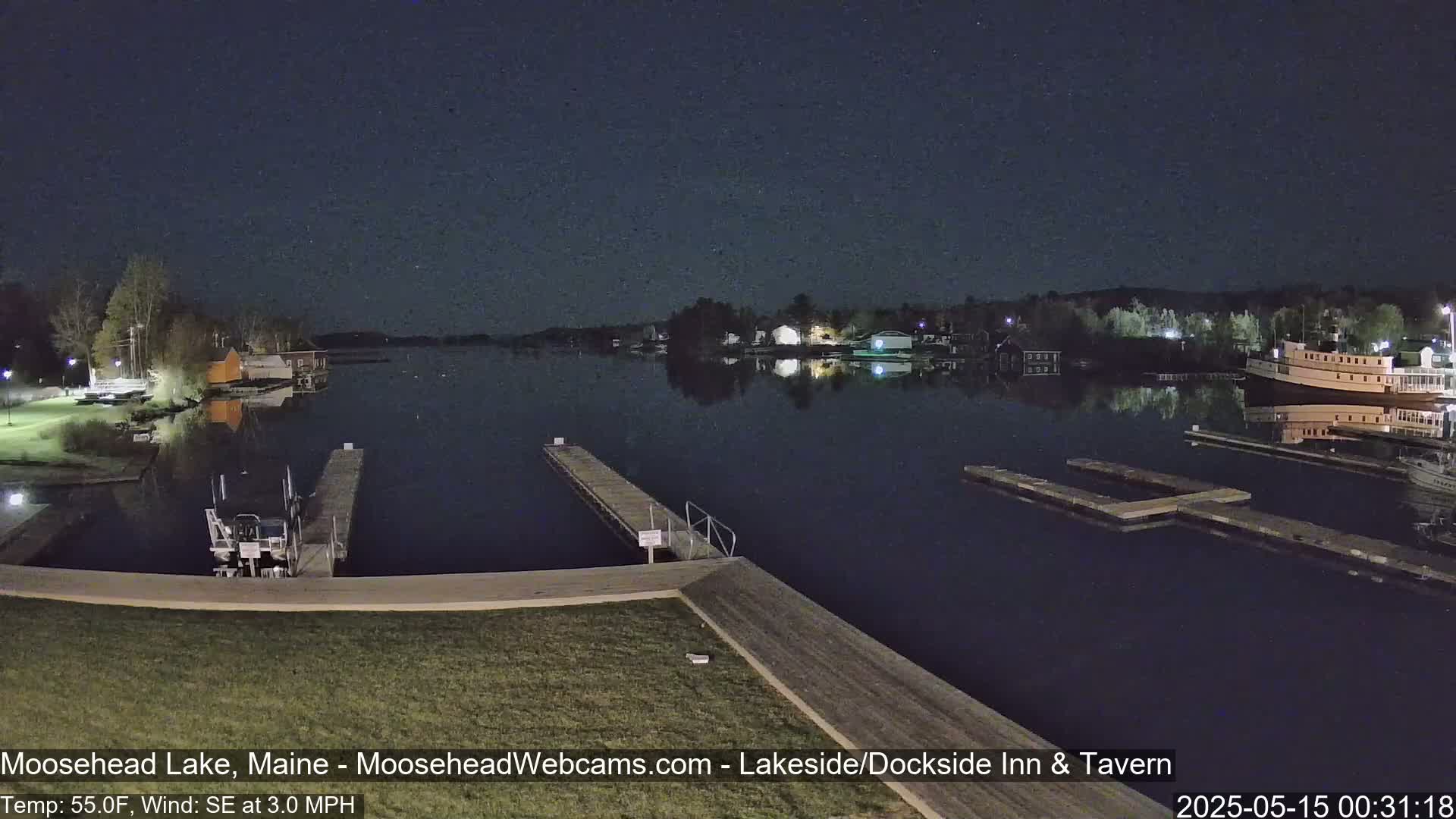 Moosehead Lake Live Cam - Maine, USA