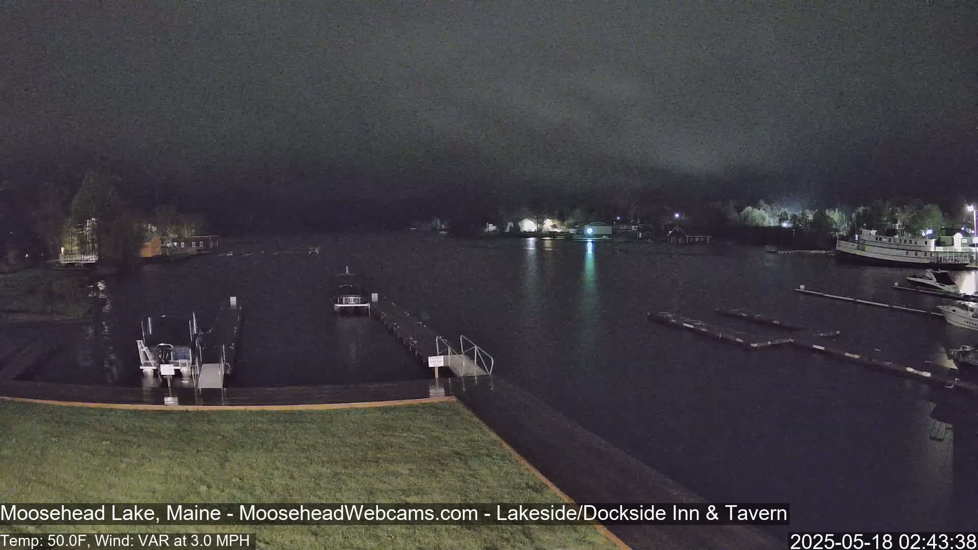 Moosehead Lake Live Cam - Maine, USA
