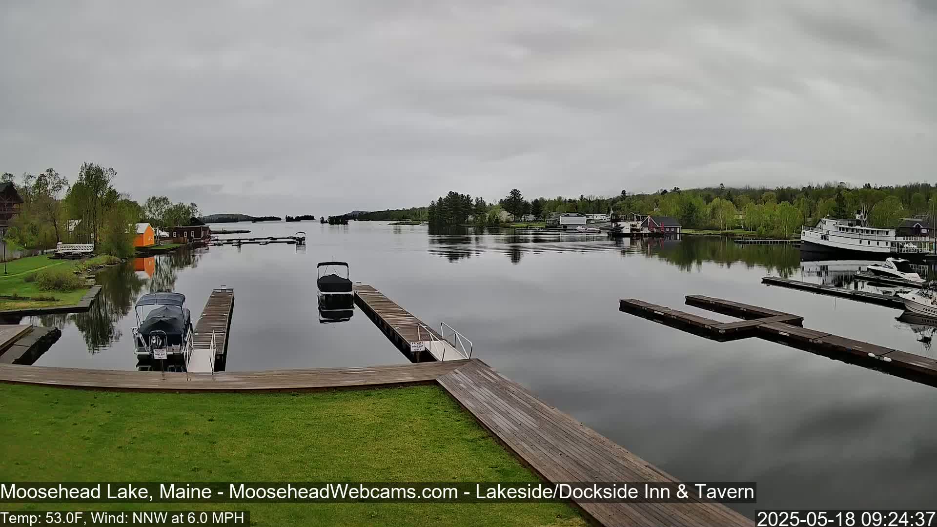 Moosehead Lake Live Cam - Maine, USA