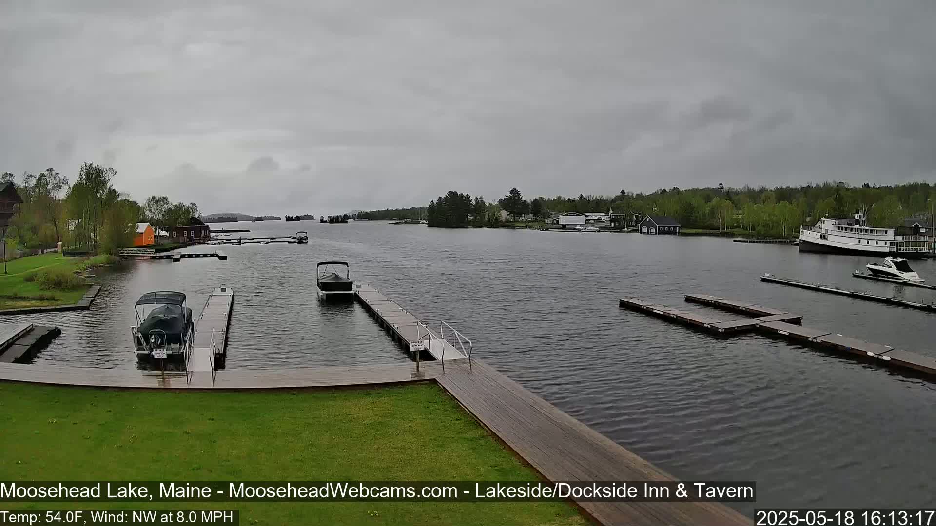 Moosehead Lake Live Cam - Maine, USA