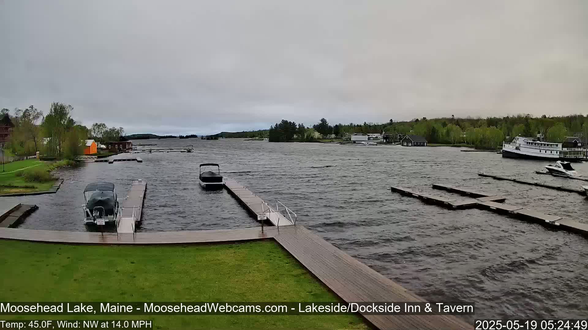 Moosehead Lake Live Cam - Maine, USA