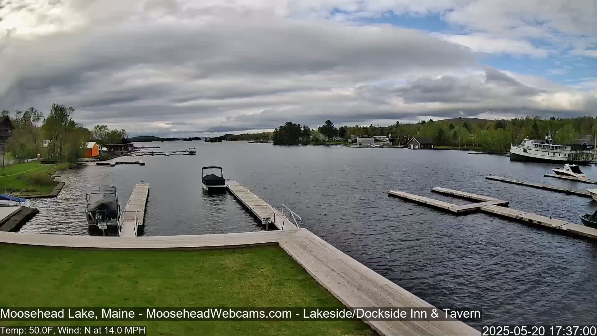 Moosehead Lake Live Cam - Maine, USA