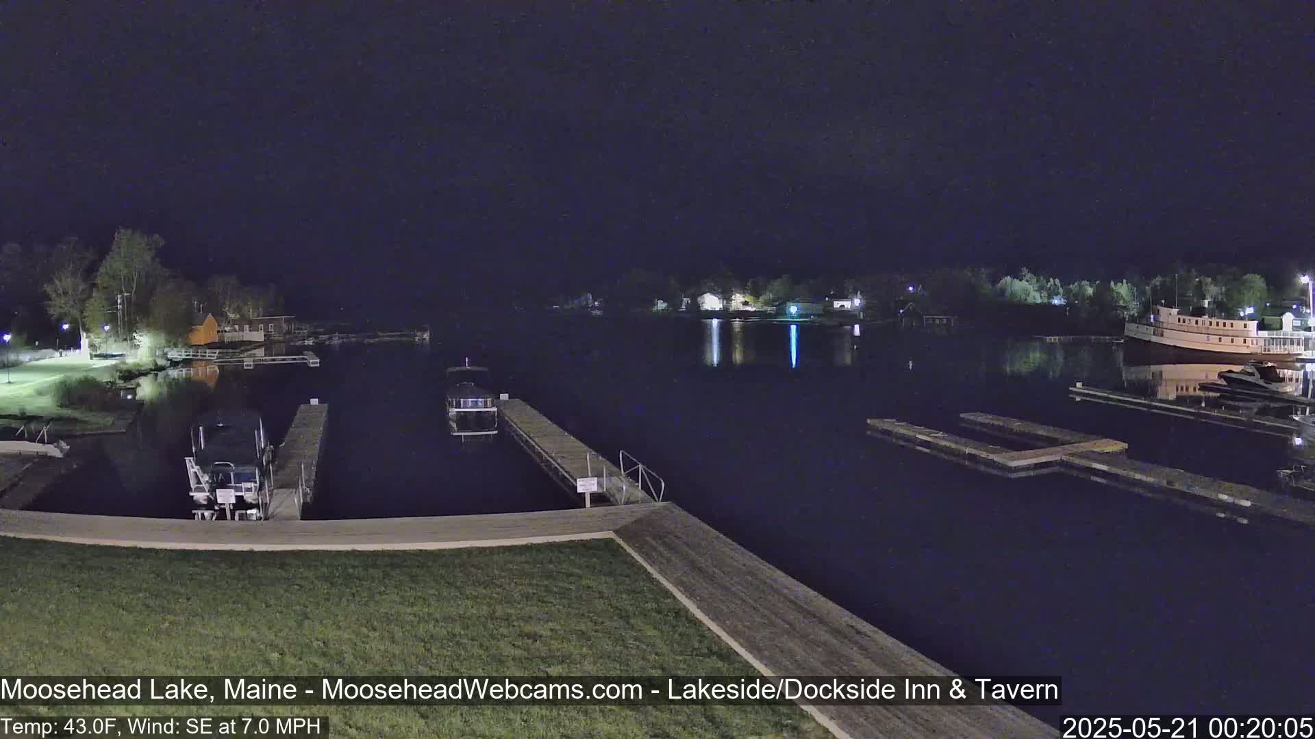 Moosehead Lake Live Cam - Maine, USA