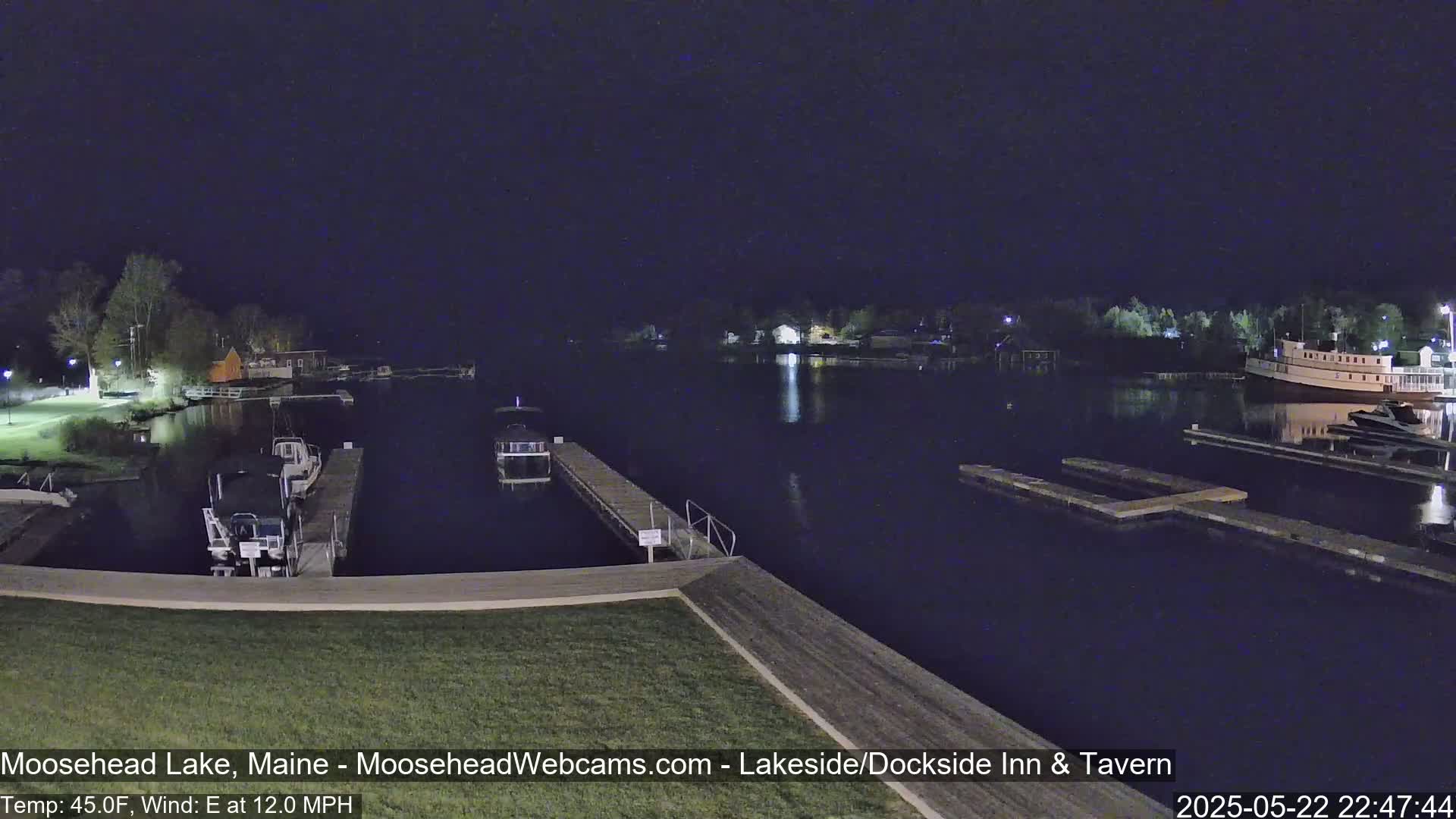 Moosehead Lake Live Cam - Maine, USA