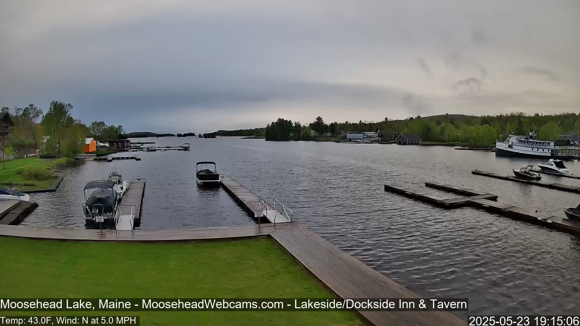 Moosehead Lake Live Cam - Maine, USA