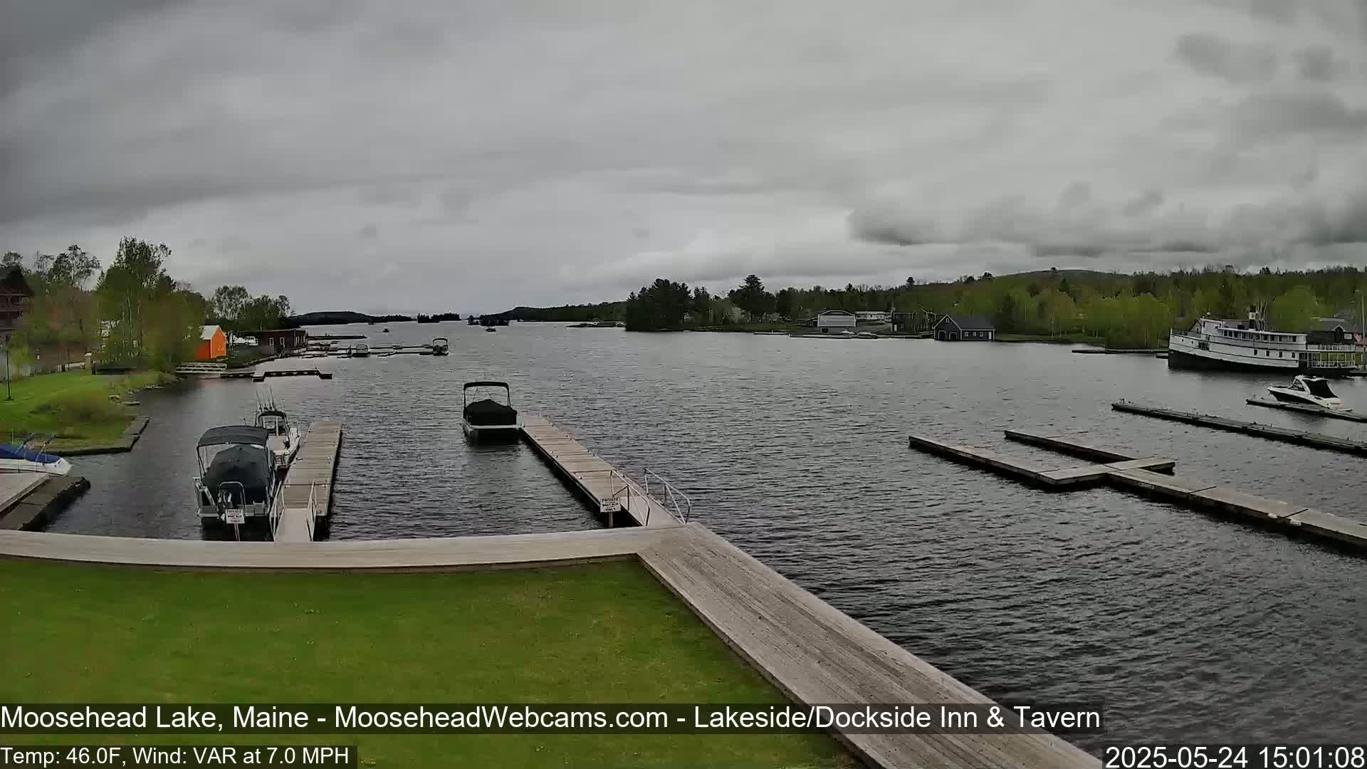 Moosehead Lake Live Cam - Maine, USA