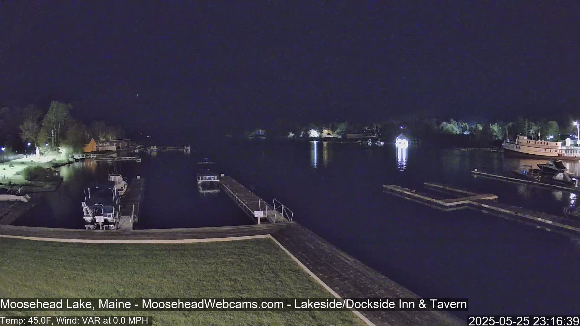 Moosehead Lake Live Cam - Maine, USA