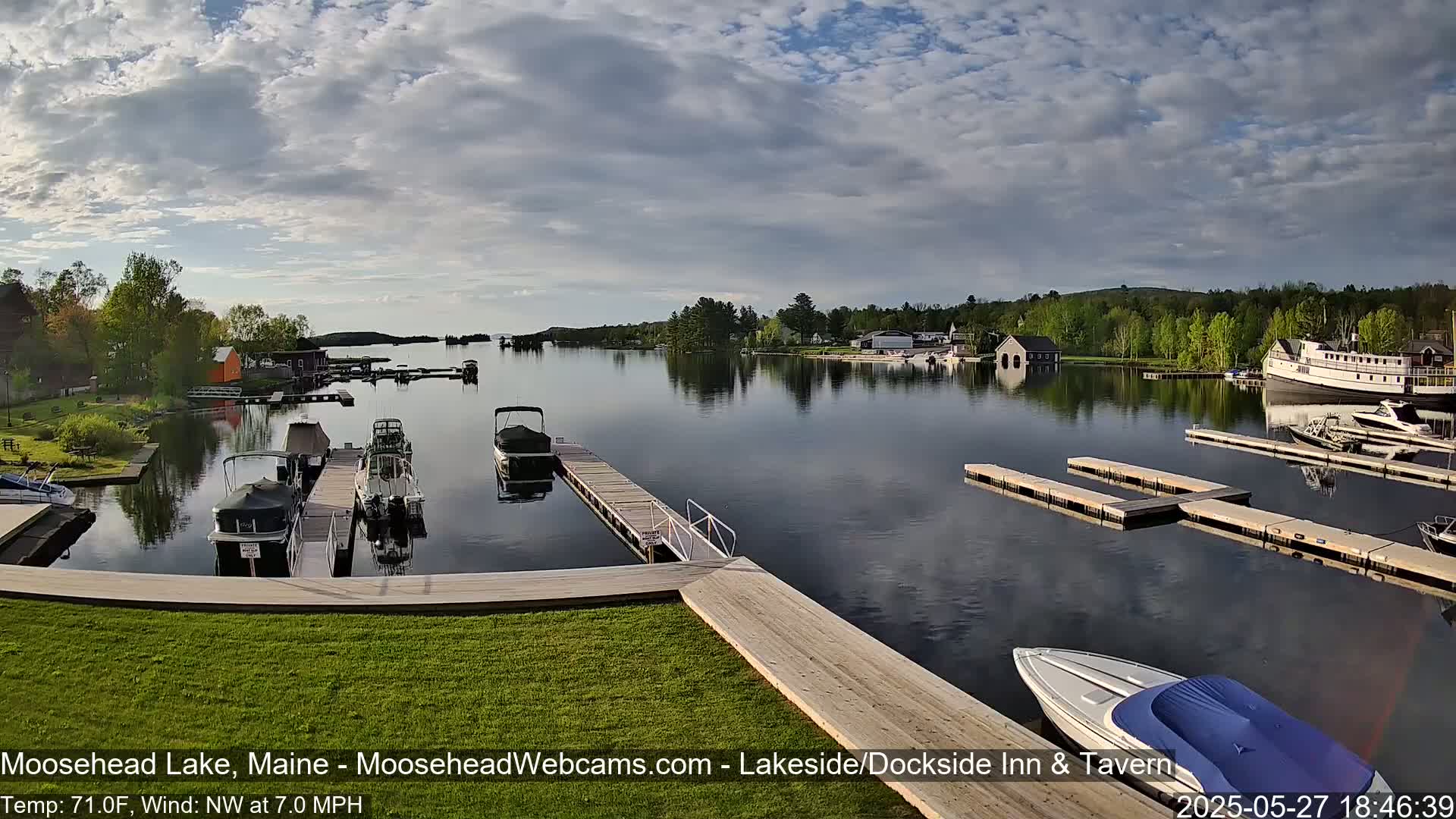 Moosehead Lake Live Cam - Maine, USA