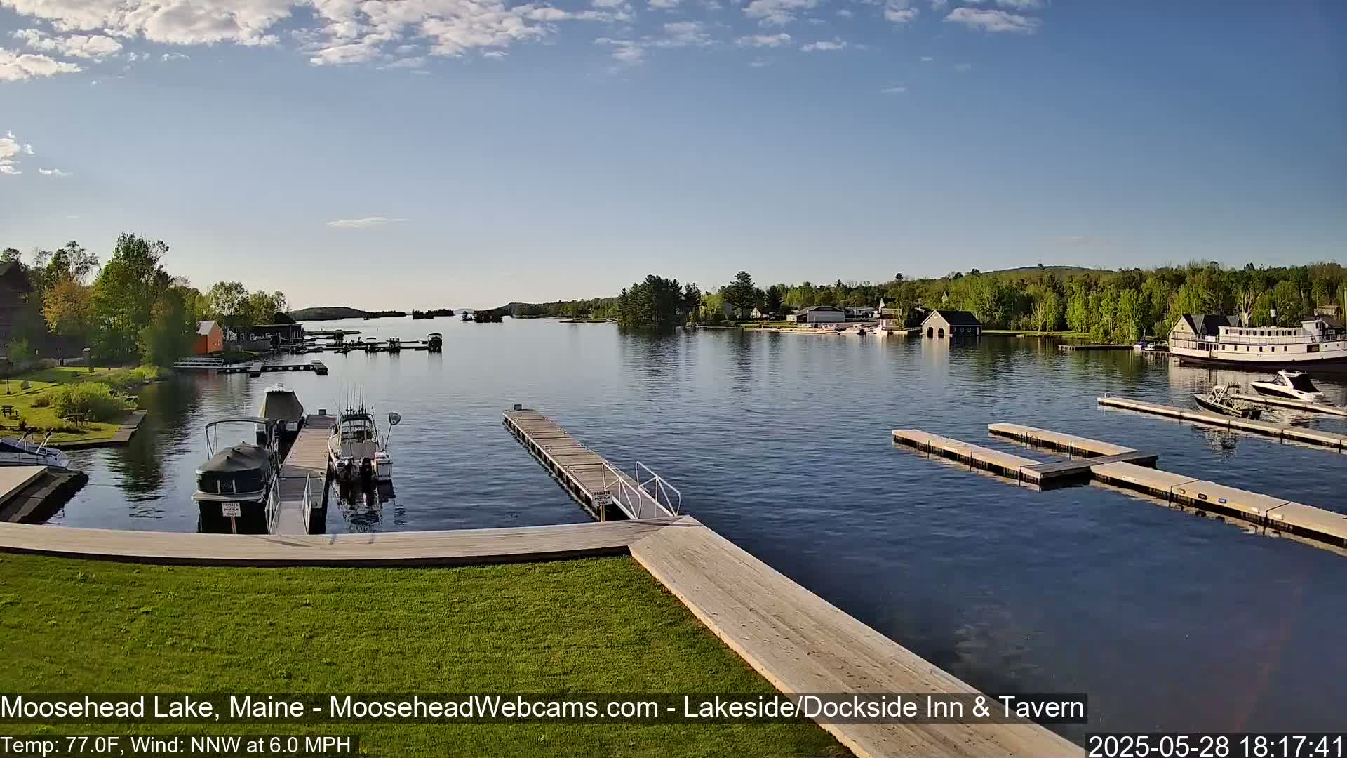 Moosehead Lake Live Cam - Maine, USA