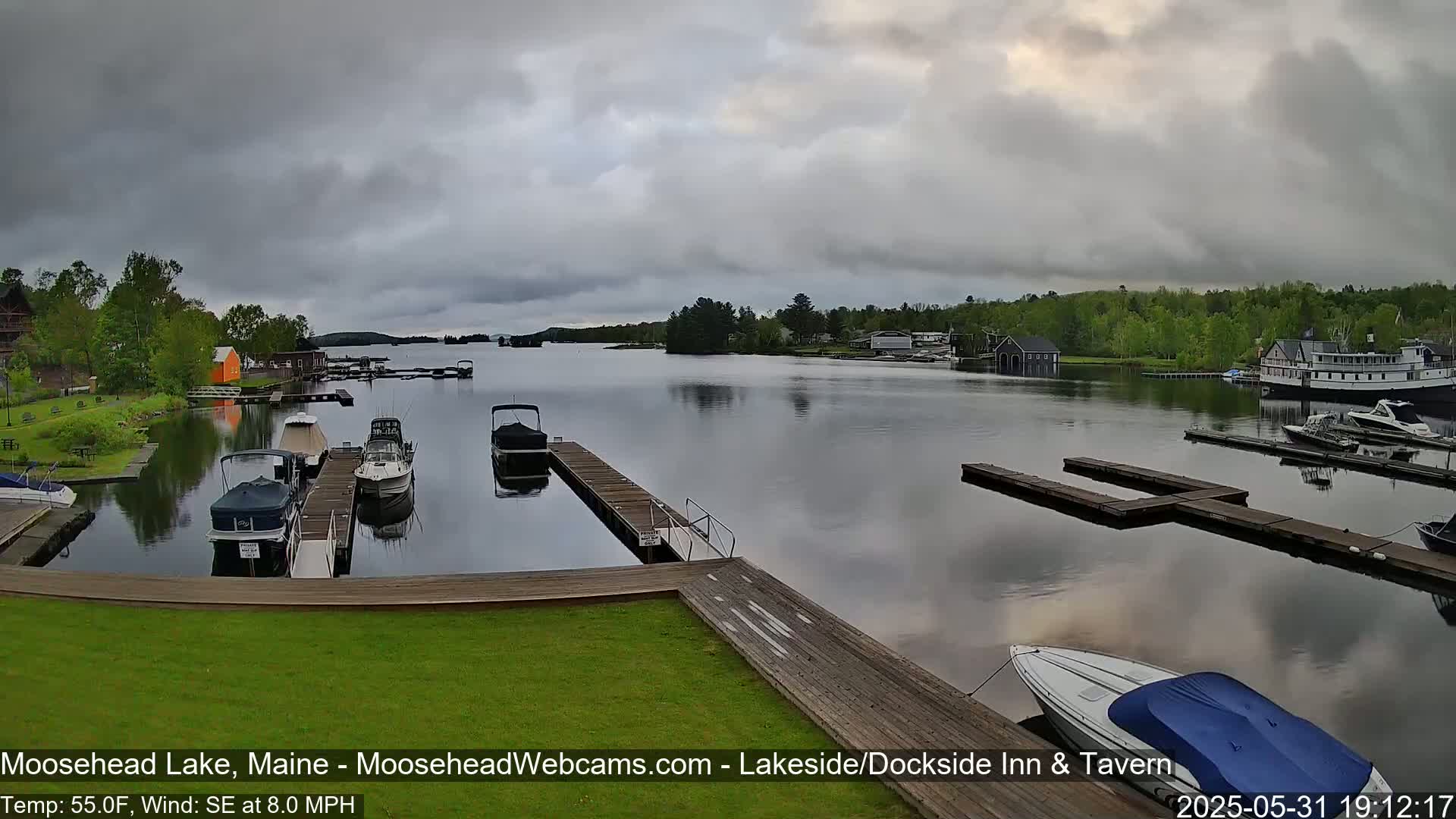 Moosehead Lake Live Cam - Maine, USA