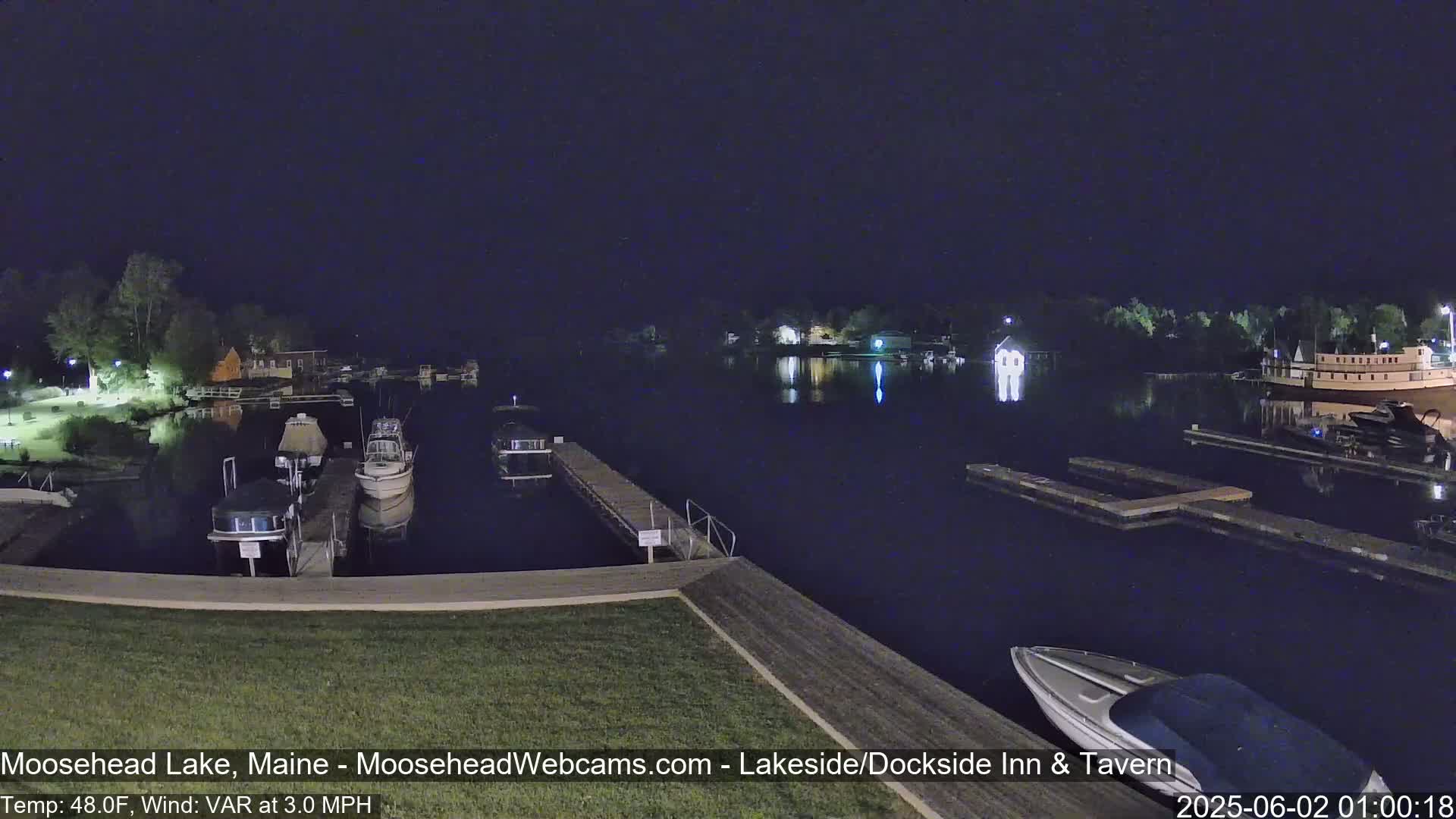 Moosehead Lake Live Cam - Maine, USA