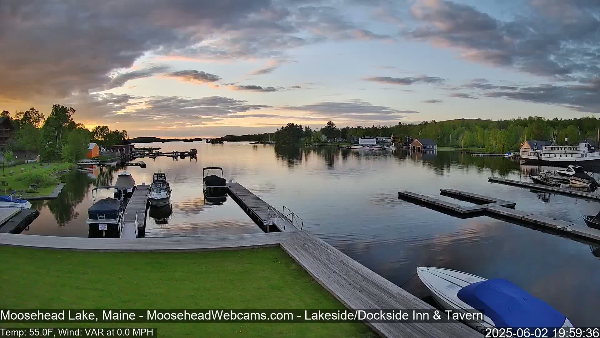 Moosehead Lake Live Cam - Maine, USA