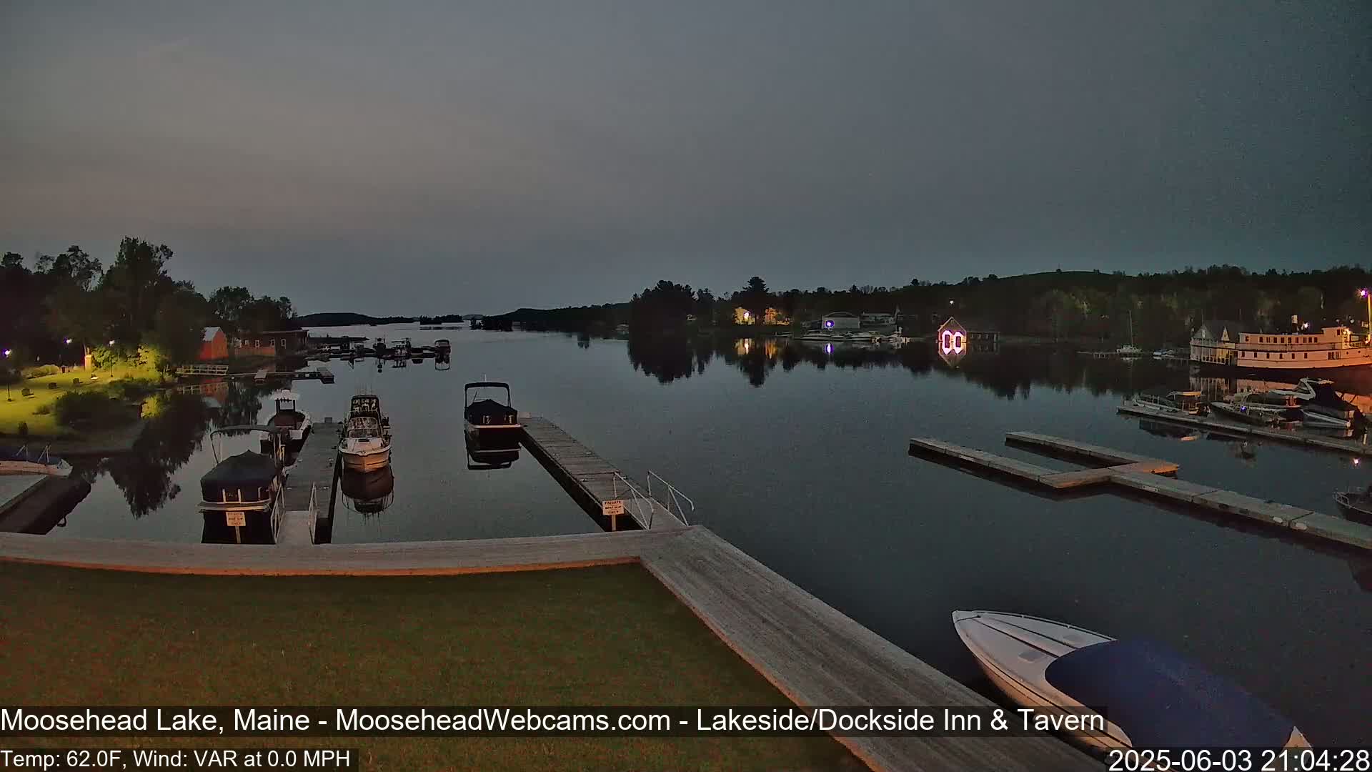 Moosehead Lake Live Cam - Maine, USA