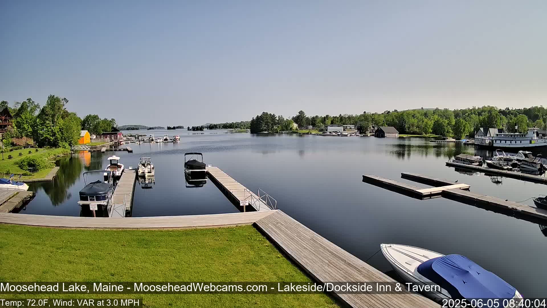 Moosehead Lake Live Cam - Maine, USA
