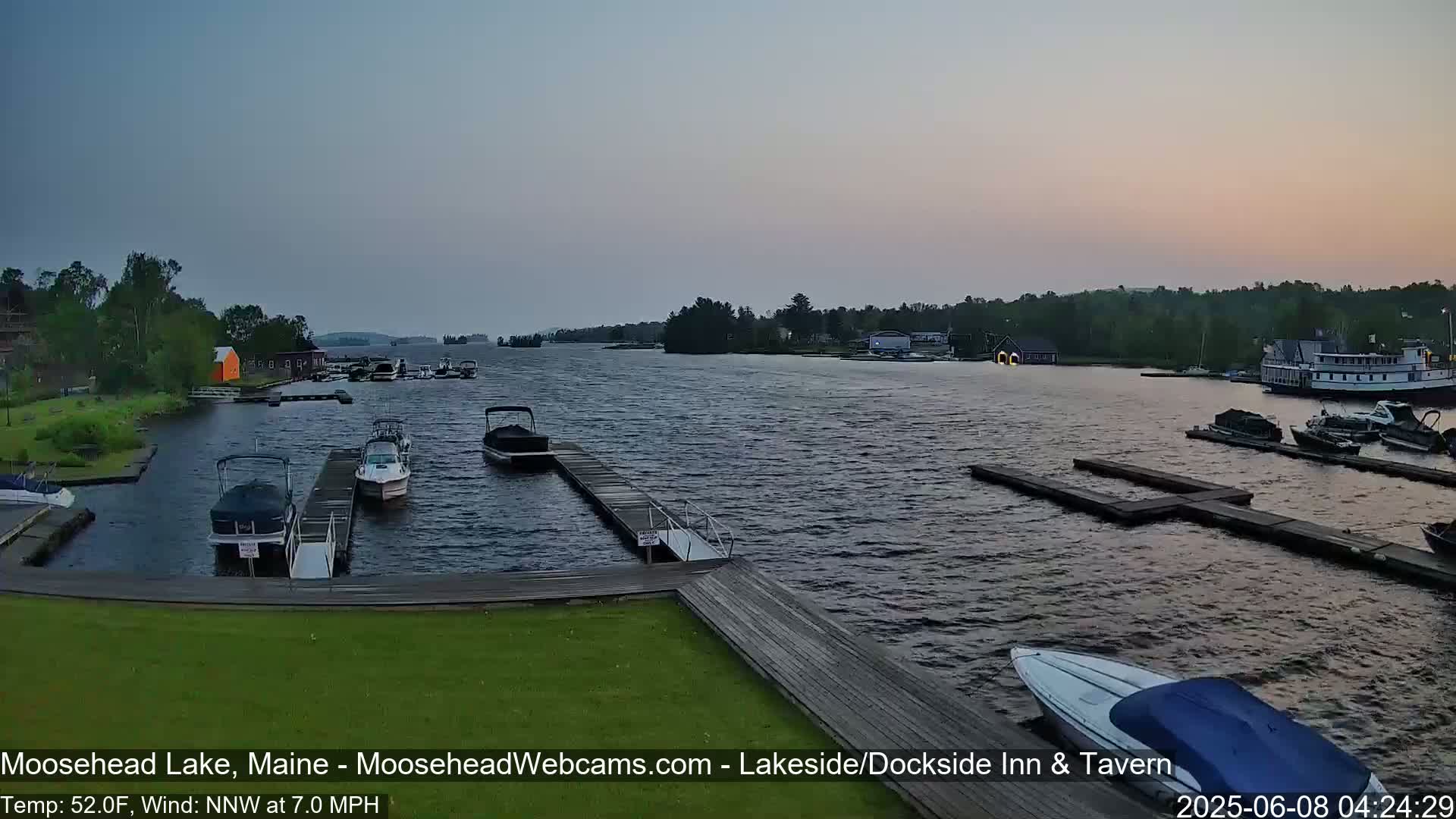 Moosehead Lake Live Cam - Maine, USA