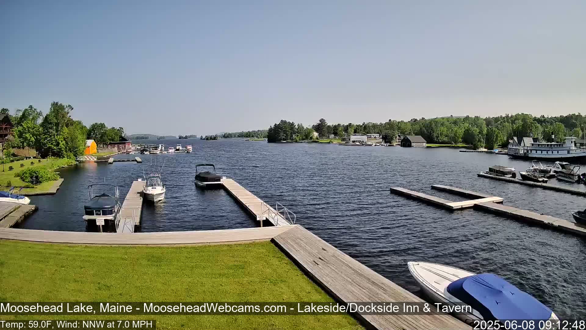 Moosehead Lake Live Cam - Maine, USA