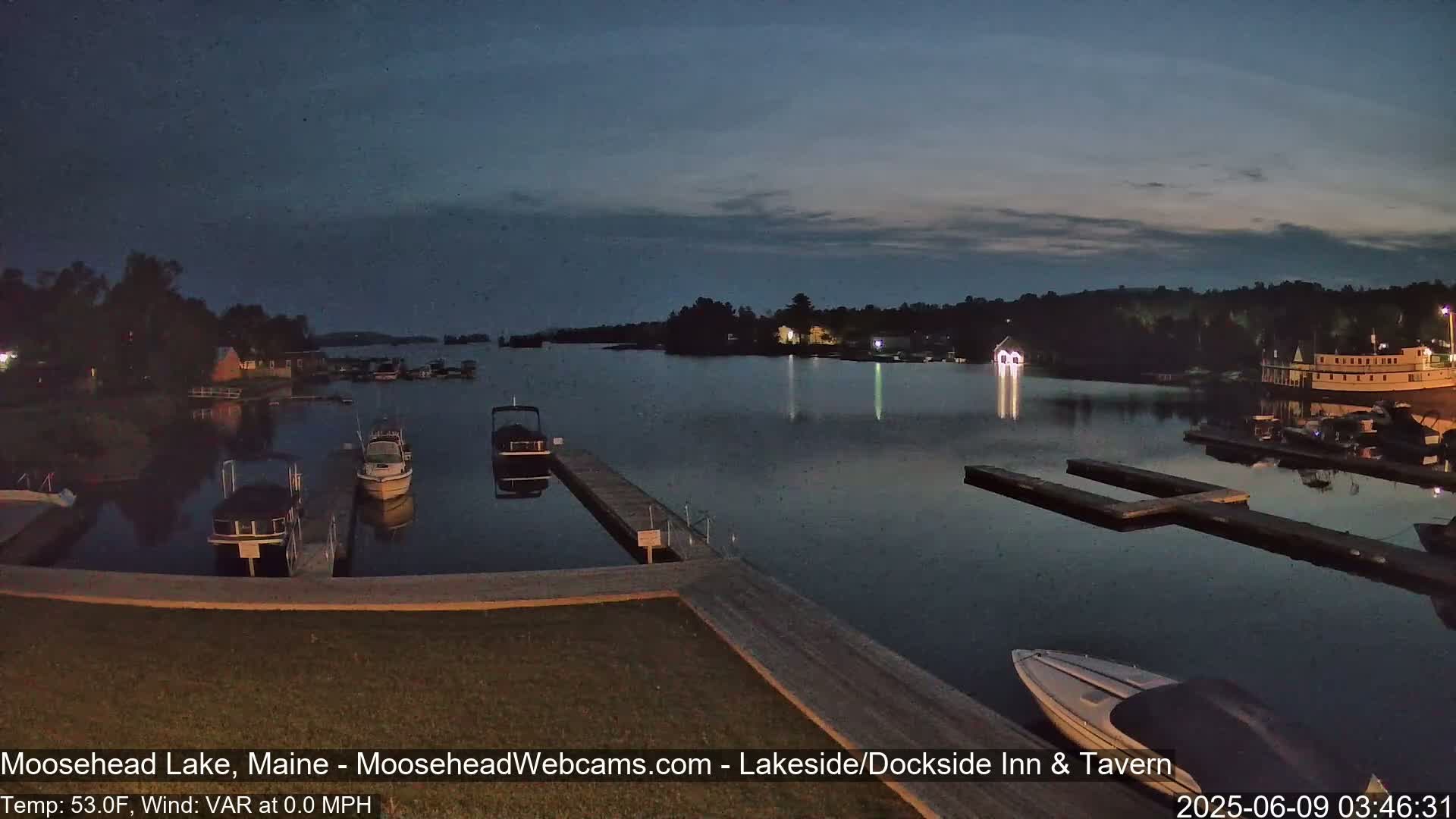 Moosehead Lake Live Cam - Maine, USA