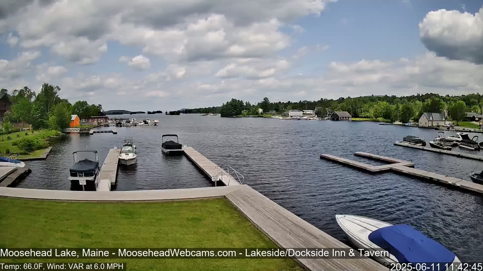 Moosehead Lake Live Cam - Maine, USA