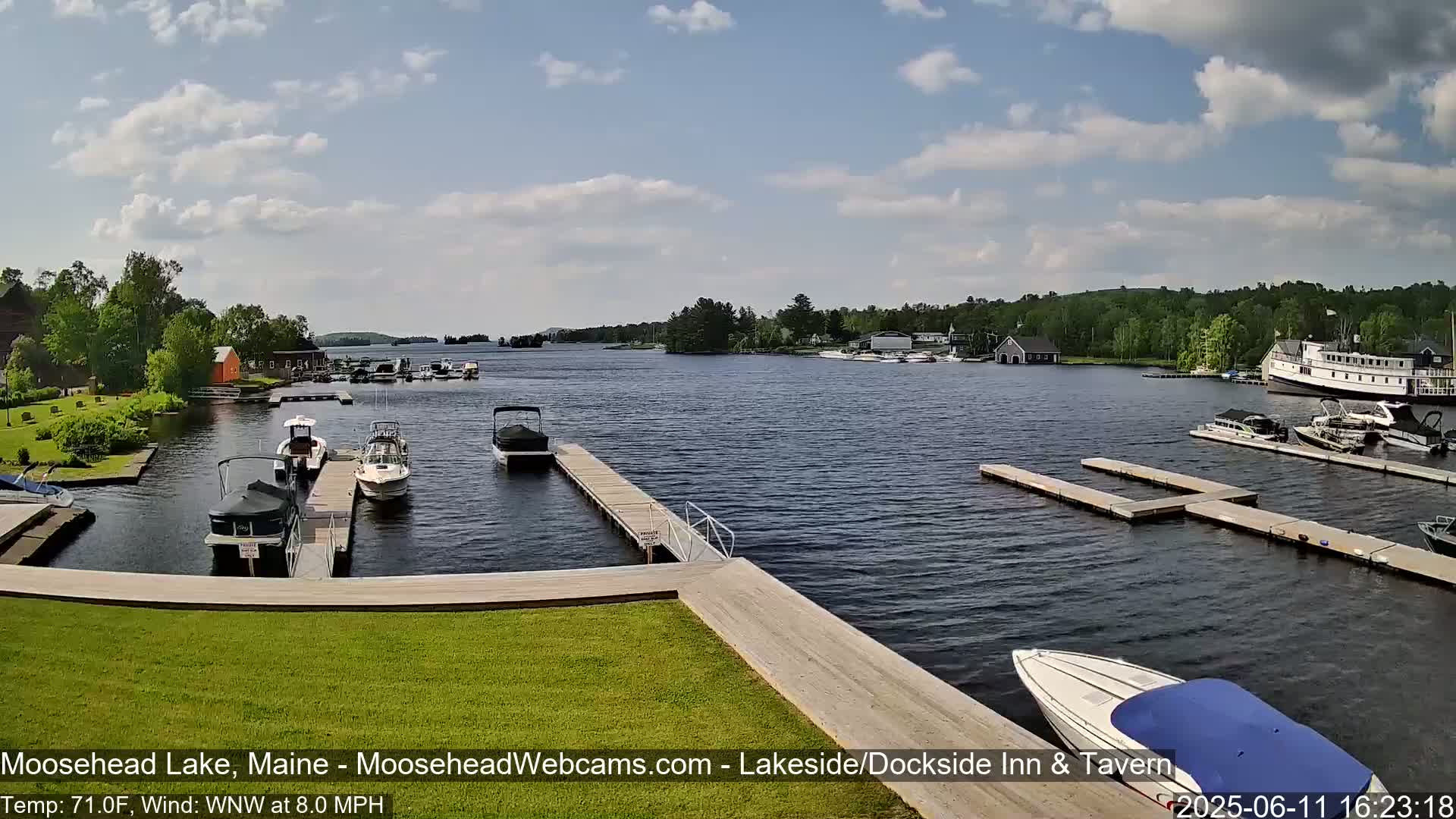 Moosehead Lake Live Cam - Maine, USA