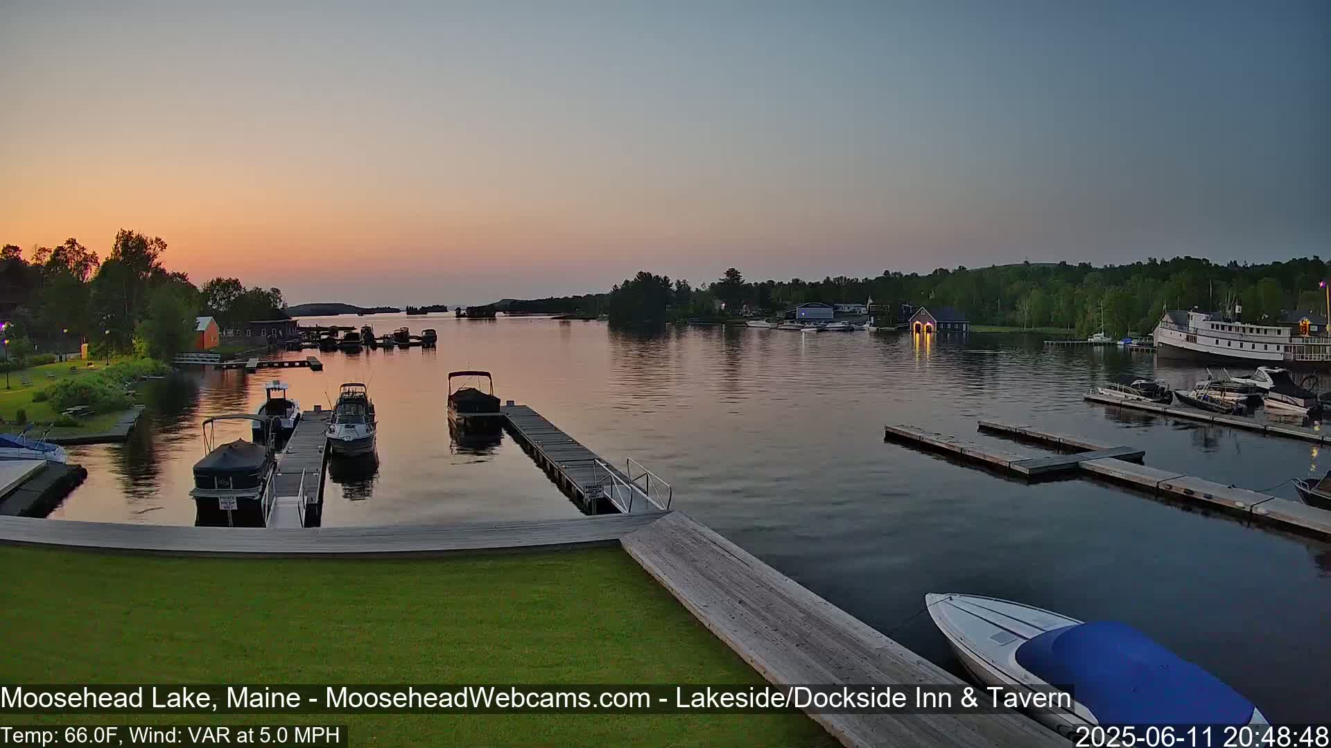Moosehead Lake Live Cam - Maine, USA