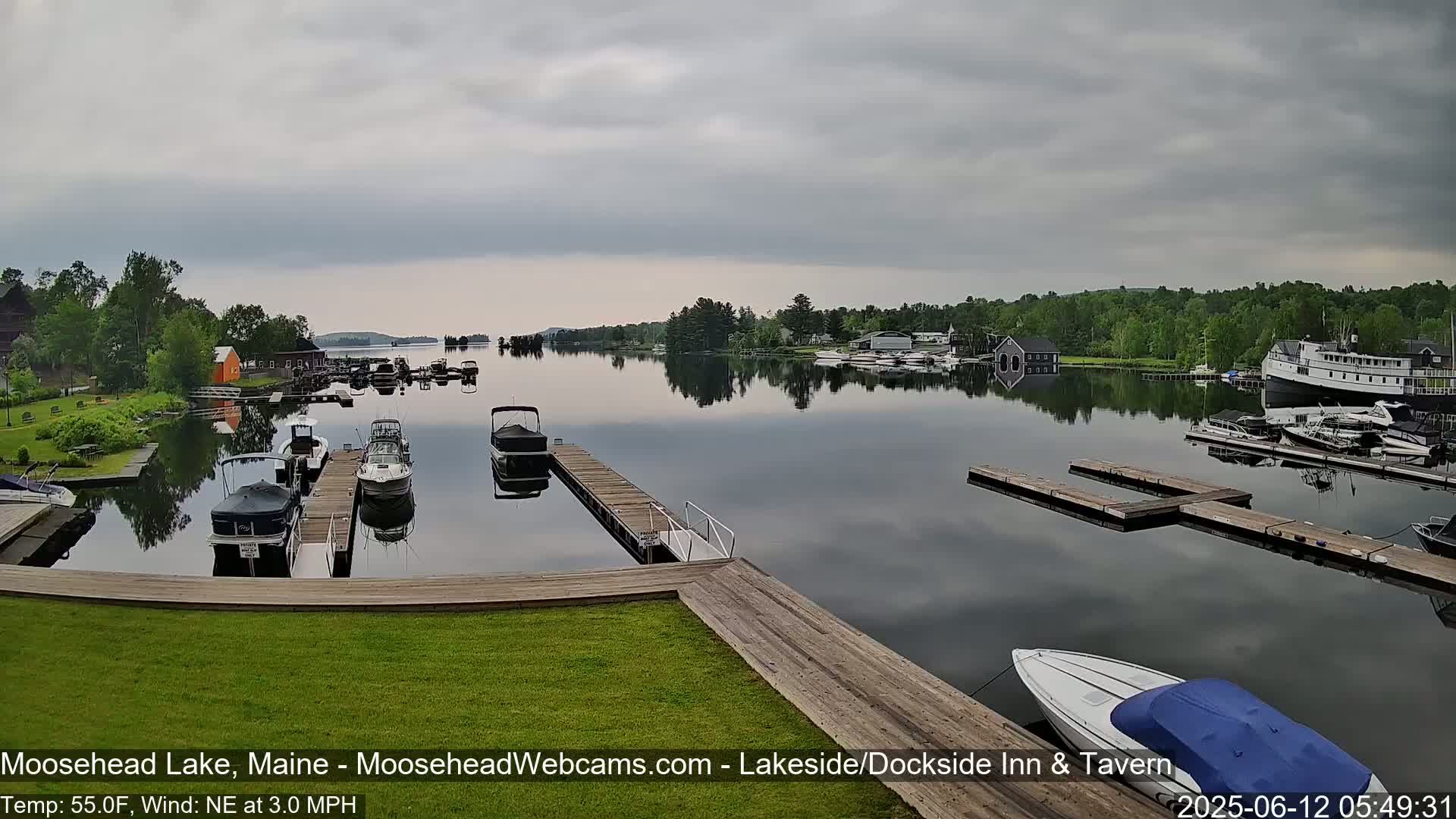 Moosehead Lake Live Cam - Maine, USA