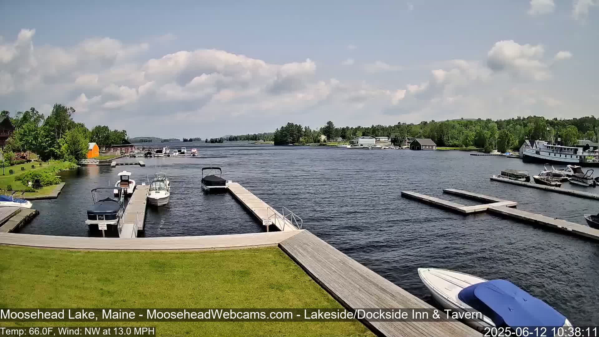 Moosehead Lake Live Cam - Maine, USA