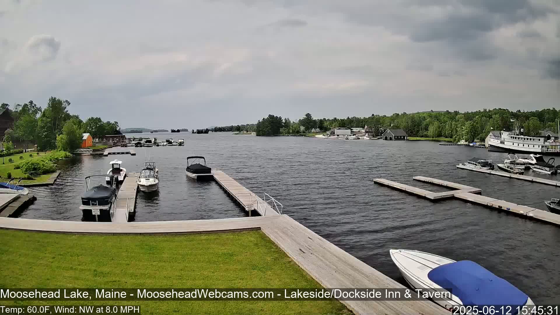 Moosehead Lake Live Cam - Maine, USA